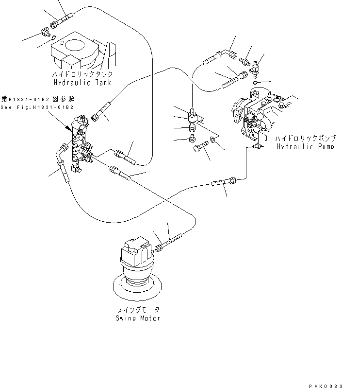 Угольник 203-972-6190 KOMATSU