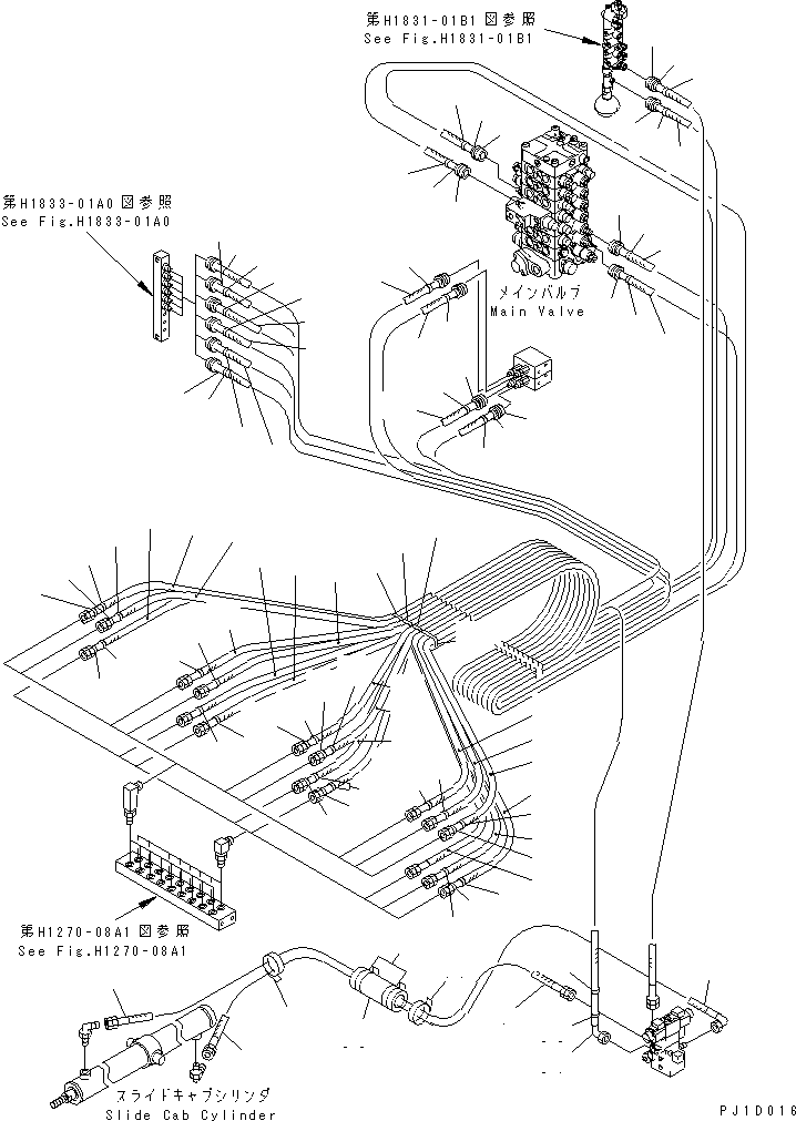 Шланг 07184-00357 KOMATSU