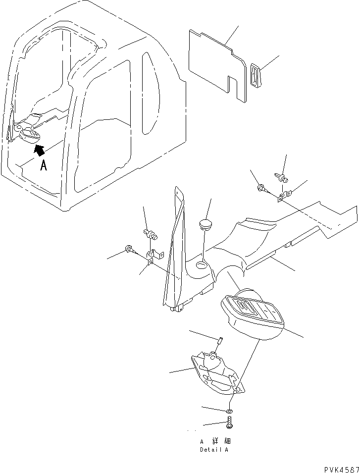 MONITOR,(SEE FIG. Y1680-51A0) (7834-76-2001) KOMATSU