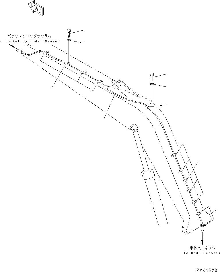 Жгут проводов 203-957-2820 KOMATSU