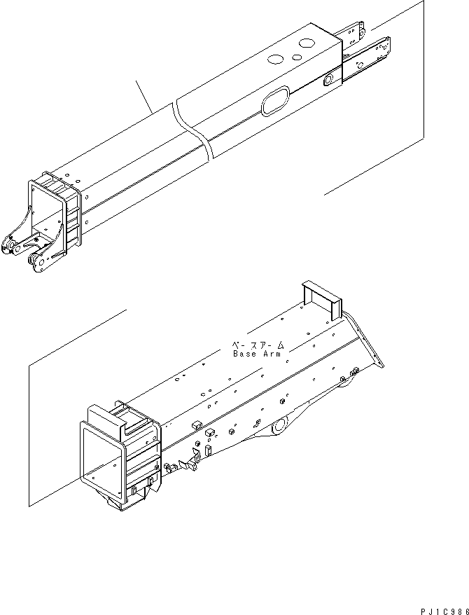 Рычаг 203-957-3121 KOMATSU