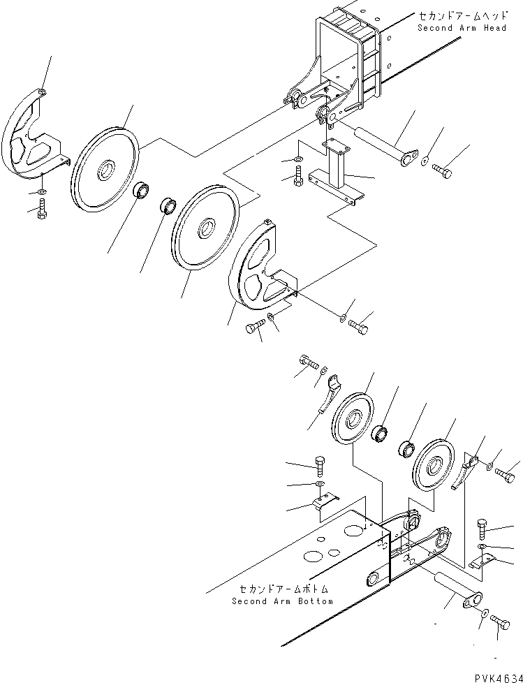 Крышка правая 203-957-3230 KOMATSU