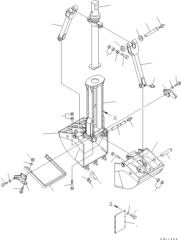 CLAMSHELL BUCKET 203-957-5511 KOMATSU