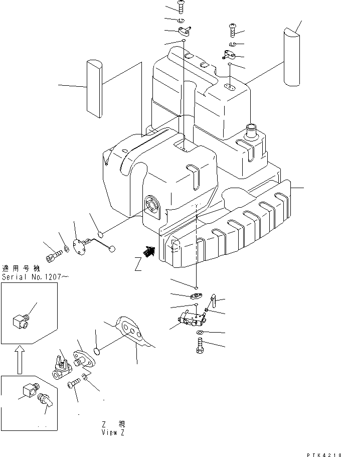 SENSOR,FUEL 21Y-06-17120 KOMATSU
