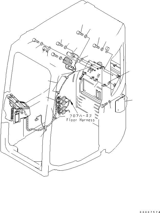 Жгут проводов 21Y-06-23130 KOMATSU