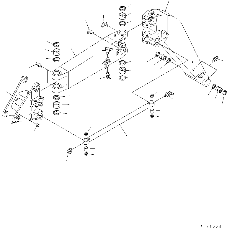 Звено в сборе 21Y-70-00120 KOMATSU