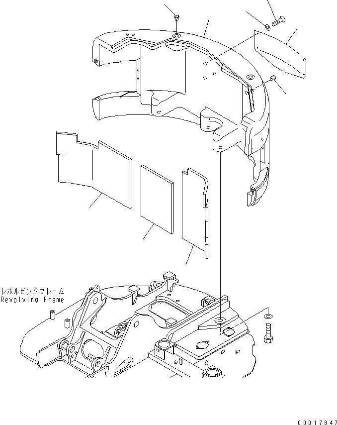 COUNTER WEIGHT 22A-46-11152 KOMATSU
