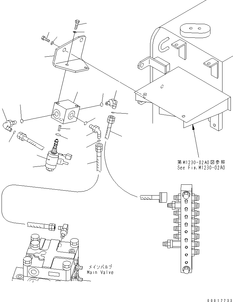 Клапан в сборе 22B-62-18440 KOMATSU