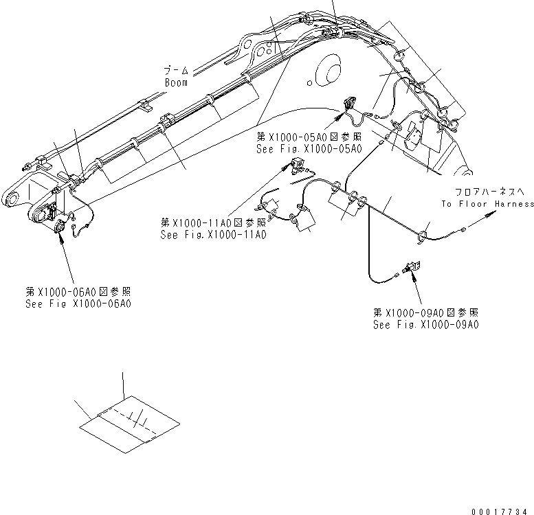 Жгут проводов 22B-06-11770 KOMATSU