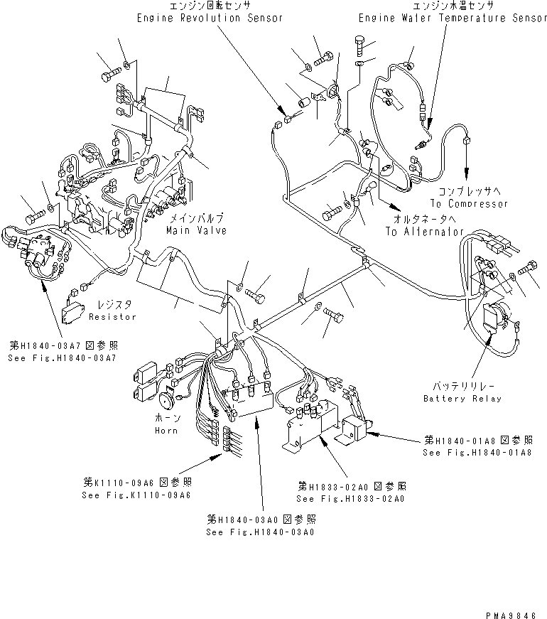 Жгут проводов 21Y-06-14140 KOMATSU