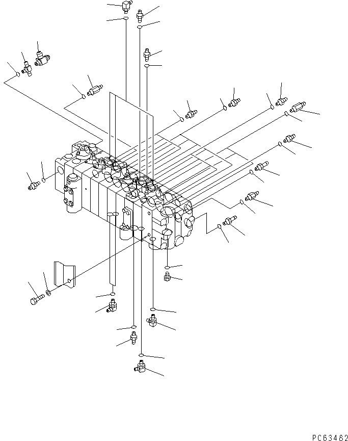 Ниппель 20M-62-82260 KOMATSU