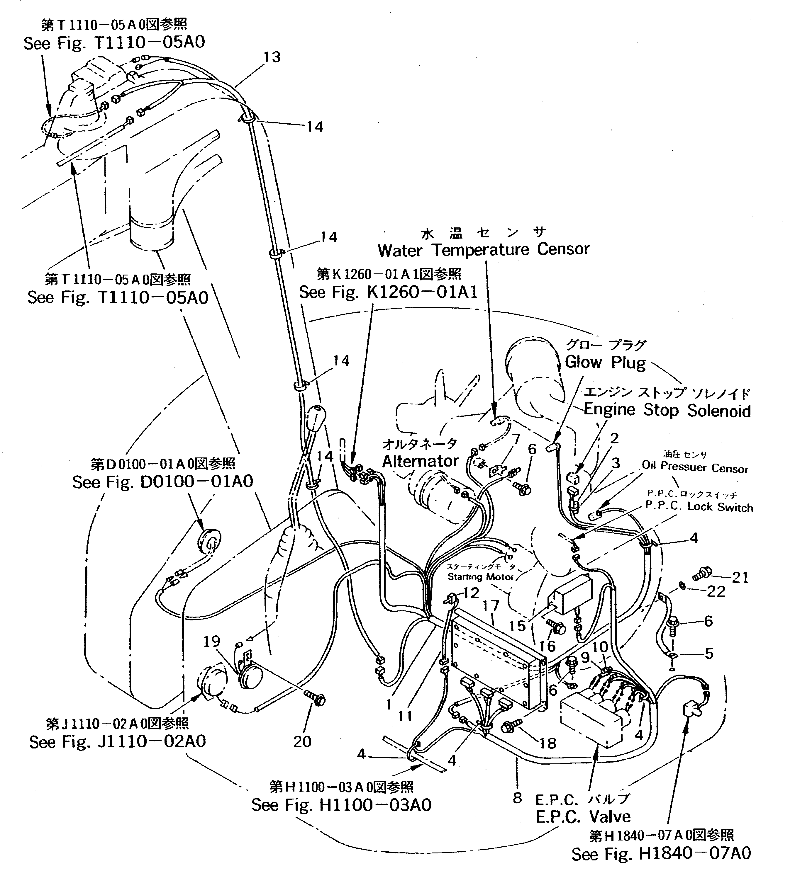 WIRING HARNESS,CONTROLLER 20C-06-21431 KOMATSU