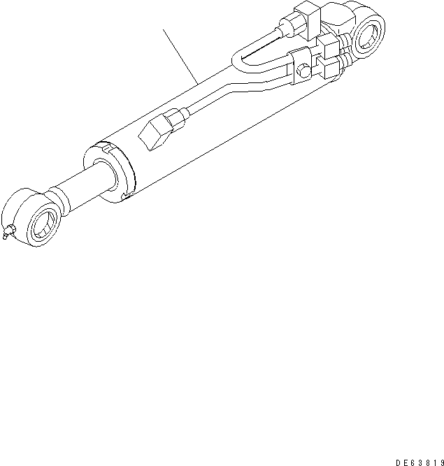 CYLINDER ASS'Y,OFFSET (SEE FIG.Y1620-21A0) 20C-63-02141 KOMATSU