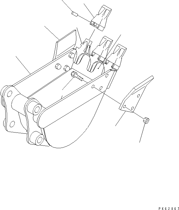 LIP (WELDED) 20C-926-2720 KOMATSU