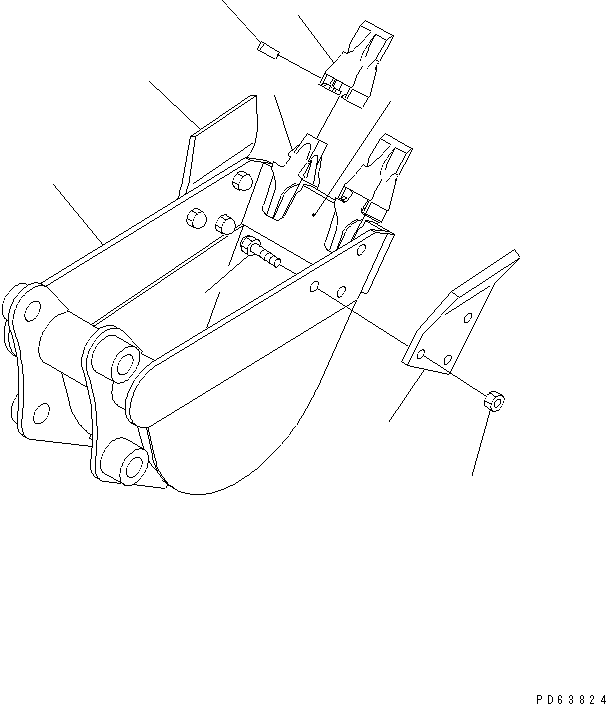 LIP (WELDED) 20C-926-2620 KOMATSU