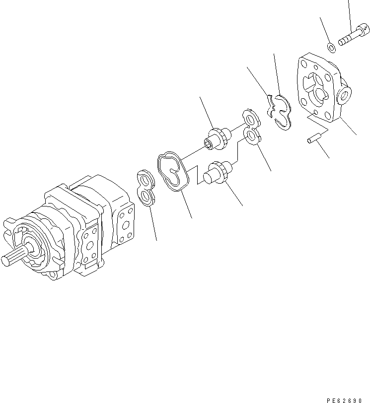 Болт (\7\705-41-80910) KOMATSU