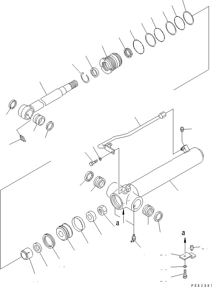 Трубка 20C-63-66282 KOMATSU