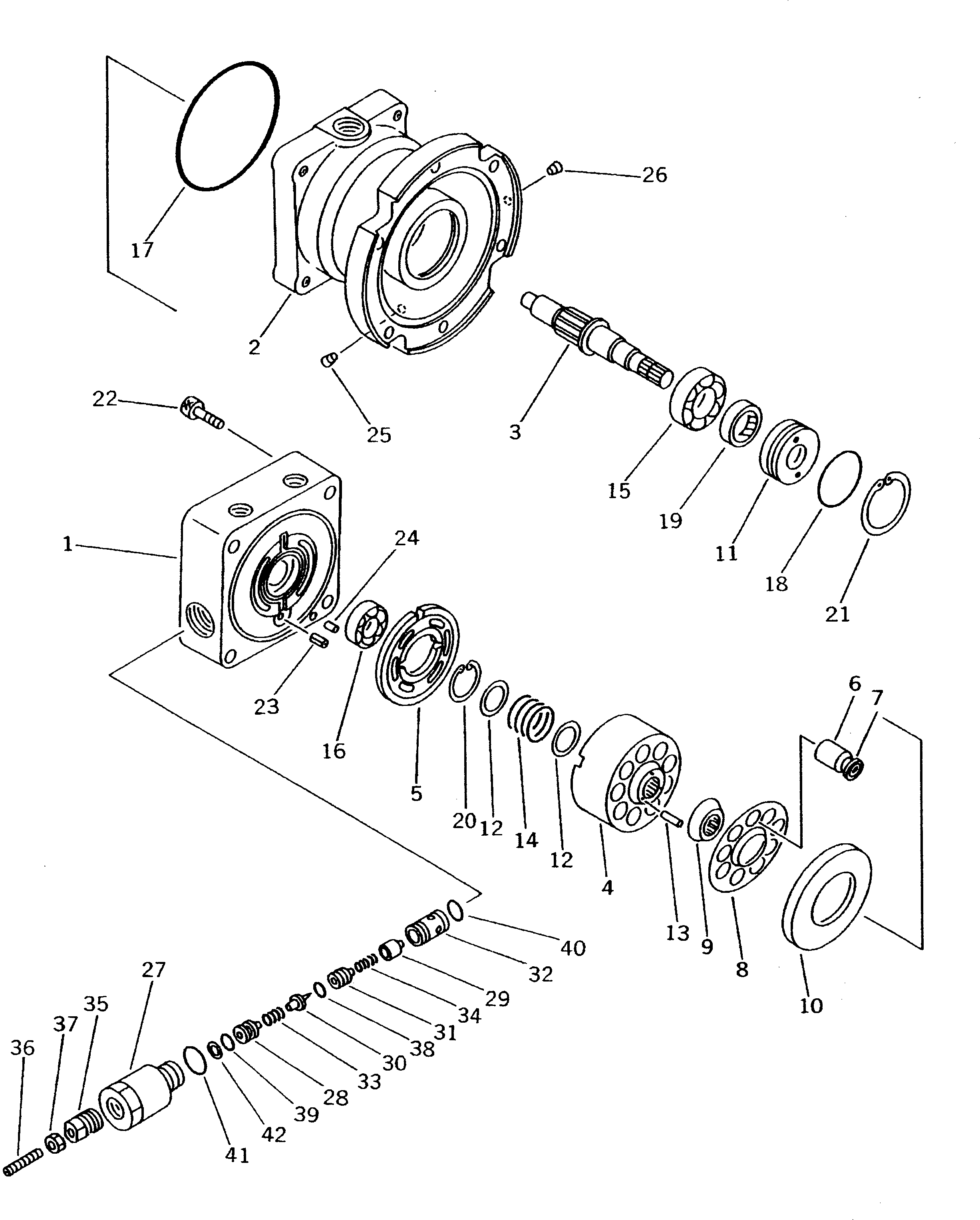 Предохранительный клапан в сборе 20C-60-26400 KOMATSU