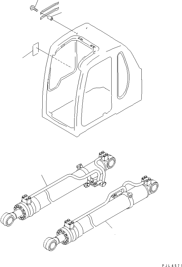 Пластина 203-00-61820 KOMATSU