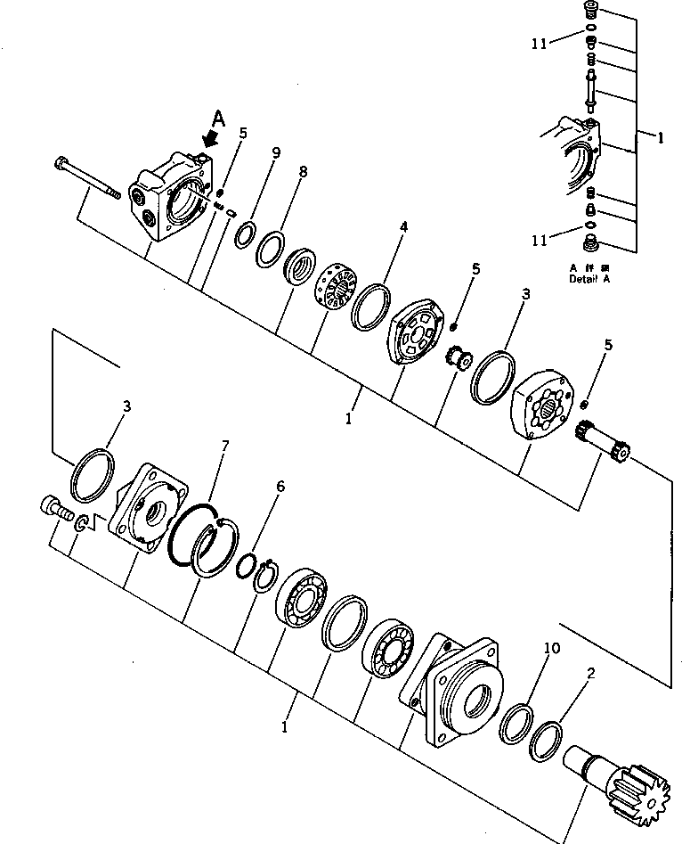 Уплотнительное кольцо круглого сечения 20P-60-17110 KOMATSU