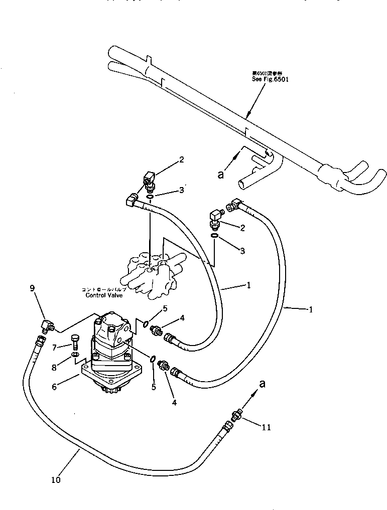 SWING MOTOR ASS'Y (20P-60-17100) KOMATSU