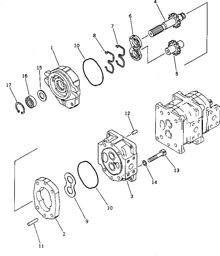 PUMP ASS'Y,(LAR8) 705-62-20231 KOMATSU