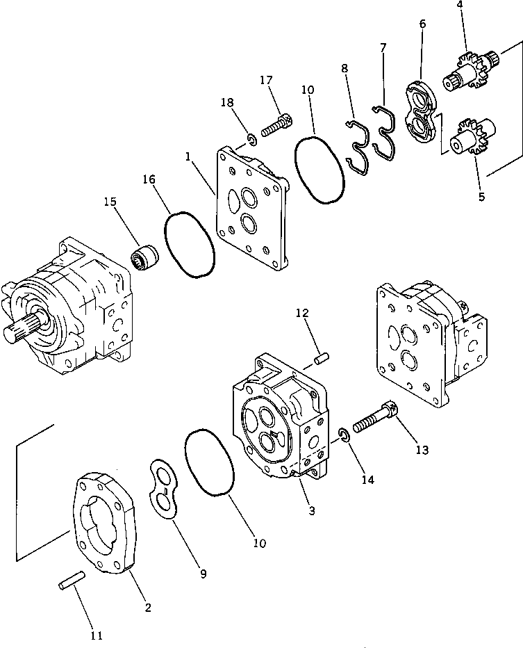 PUMP ASS'Y,(LAR8) 705-62-20331 KOMATSU