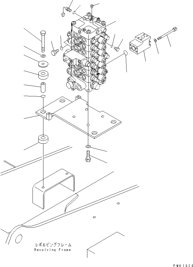 Управляющий клапан (723-57-11304) KOMATSU