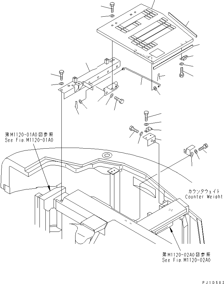 HOOD ASS'Y 22B-54-11100 KOMATSU