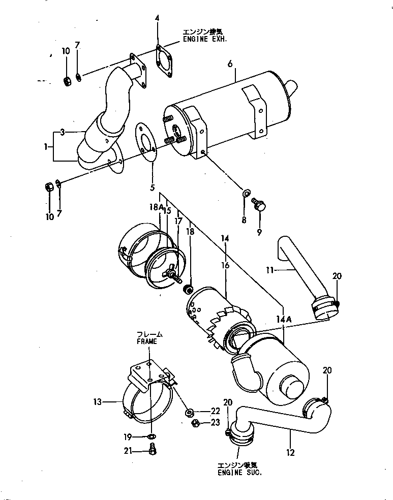 HOSE,AIR CLEANER YM172183-11600 KOMATSU