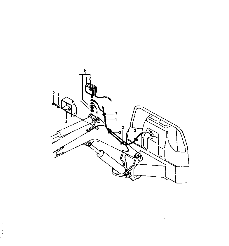 Лампа YM933113-05210 KOMATSU