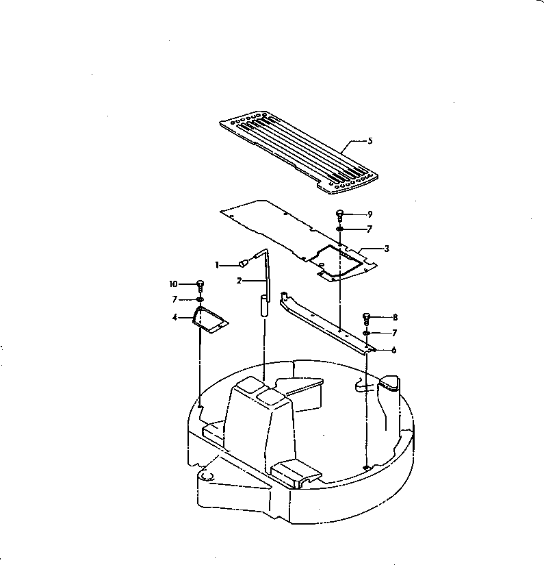 Подножка YM17218362170K KOMATSU