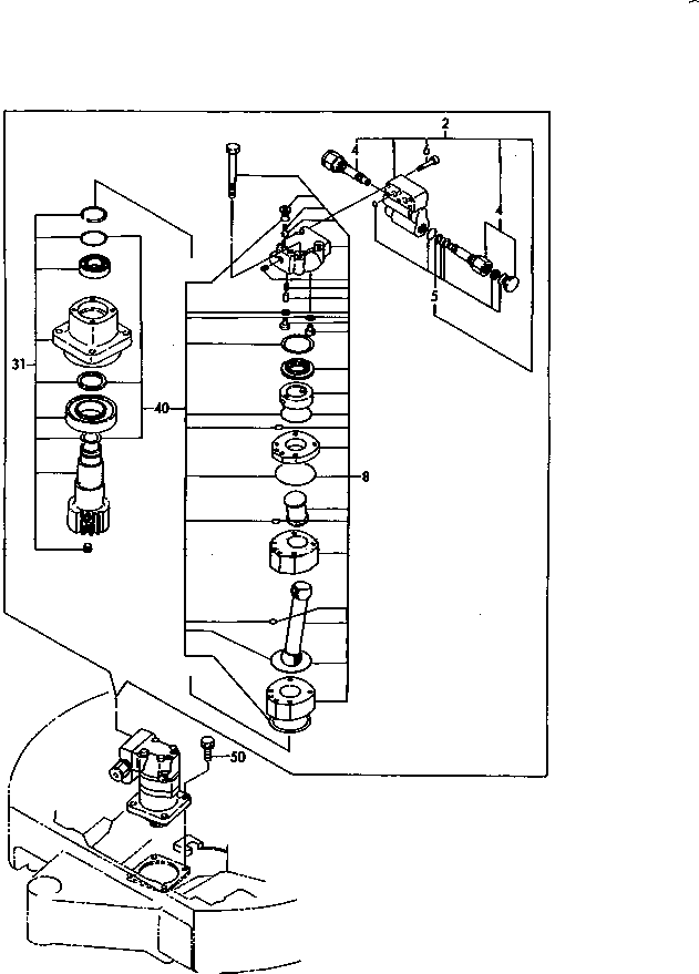 Комплект уплотнений YM172183-73460 KOMATSU