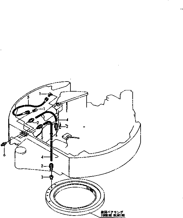 Шланг YM172183-77810 KOMATSU