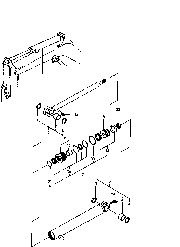 ROD,ARM YM172149-72382 KOMATSU