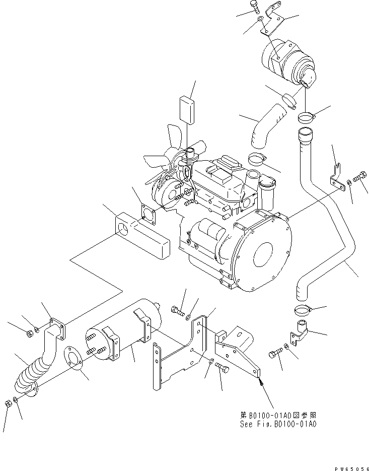 Кронштейн 22J-02-15121 KOMATSU