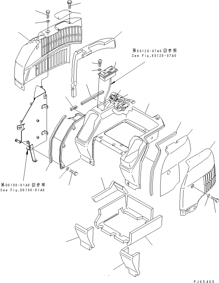 Жгут проводов 22J-06-15281 KOMATSU