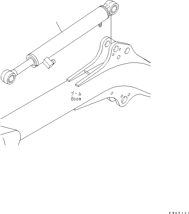 CYLINDER ASS'Y,ARM (22J-63-02231) KOMATSU
