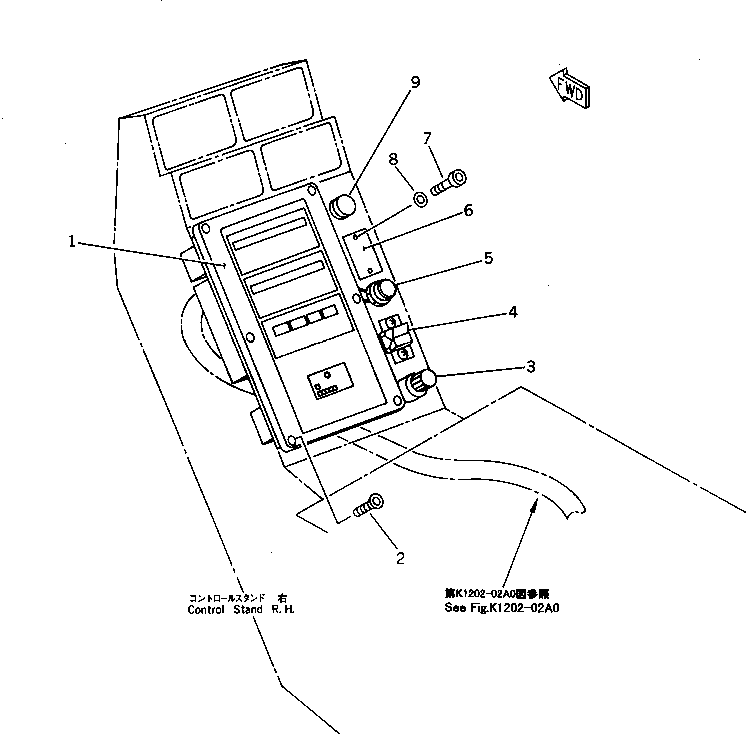 Панель в сборе 7831-78-2000 KOMATSU