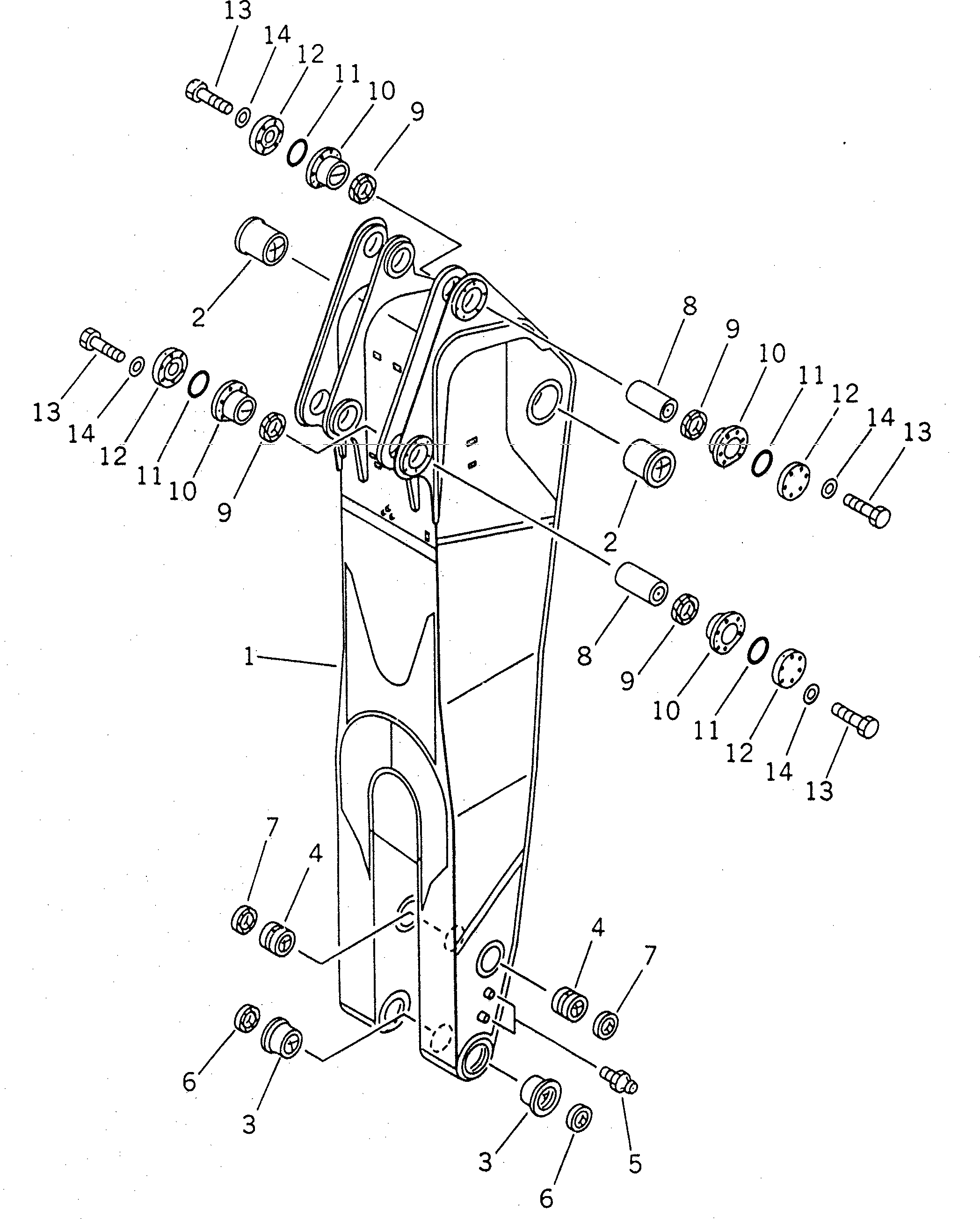 LONG ARM ASS'Y 21T-919-0230 KOMATSU