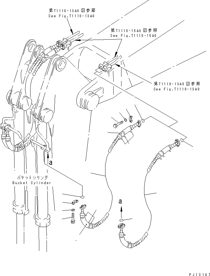Шланг в сборе 21T-62-78950 KOMATSU