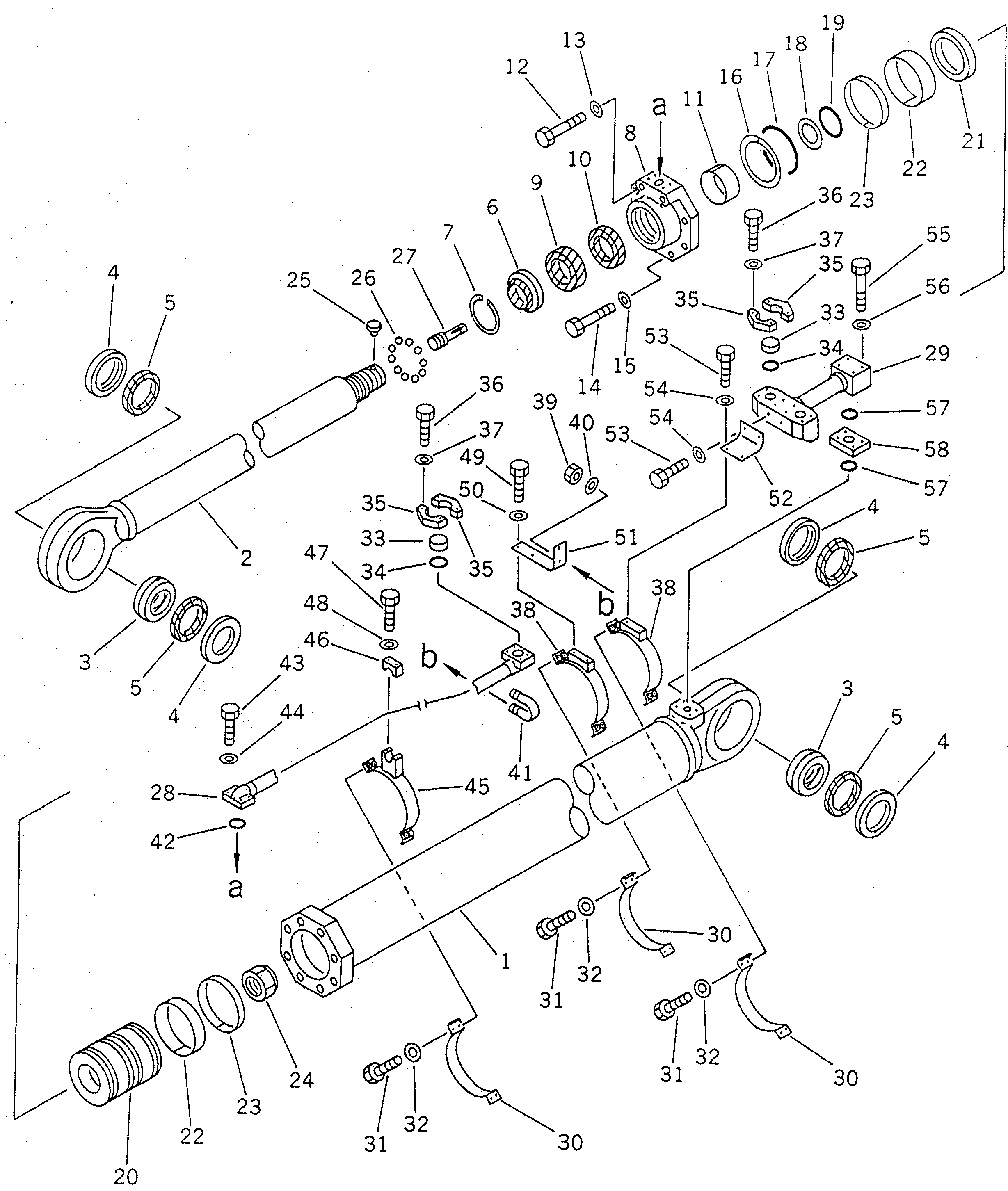 Трубка левая 21T-63-67170 KOMATSU