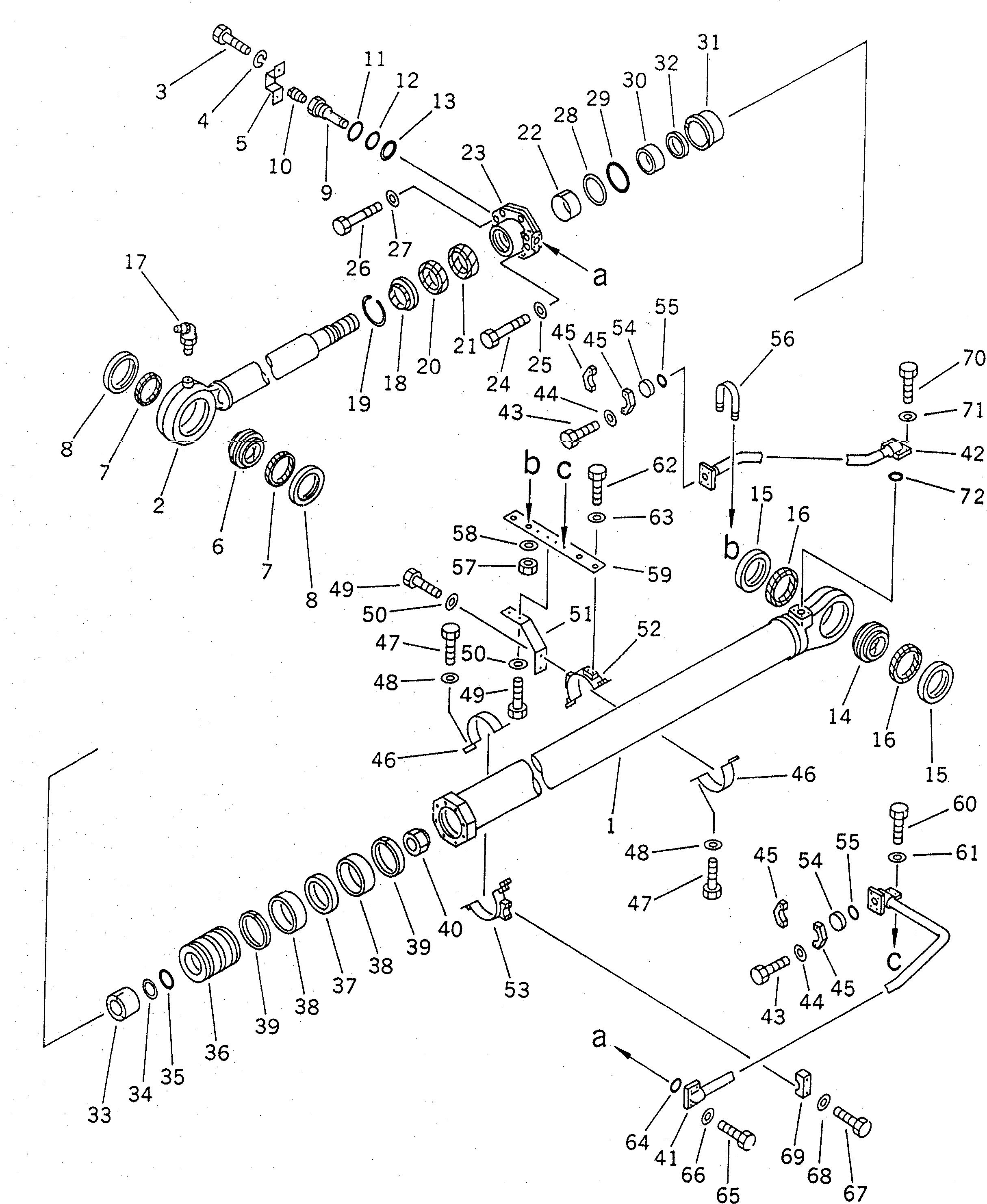 Трубка правая 21T-63-77280 KOMATSU