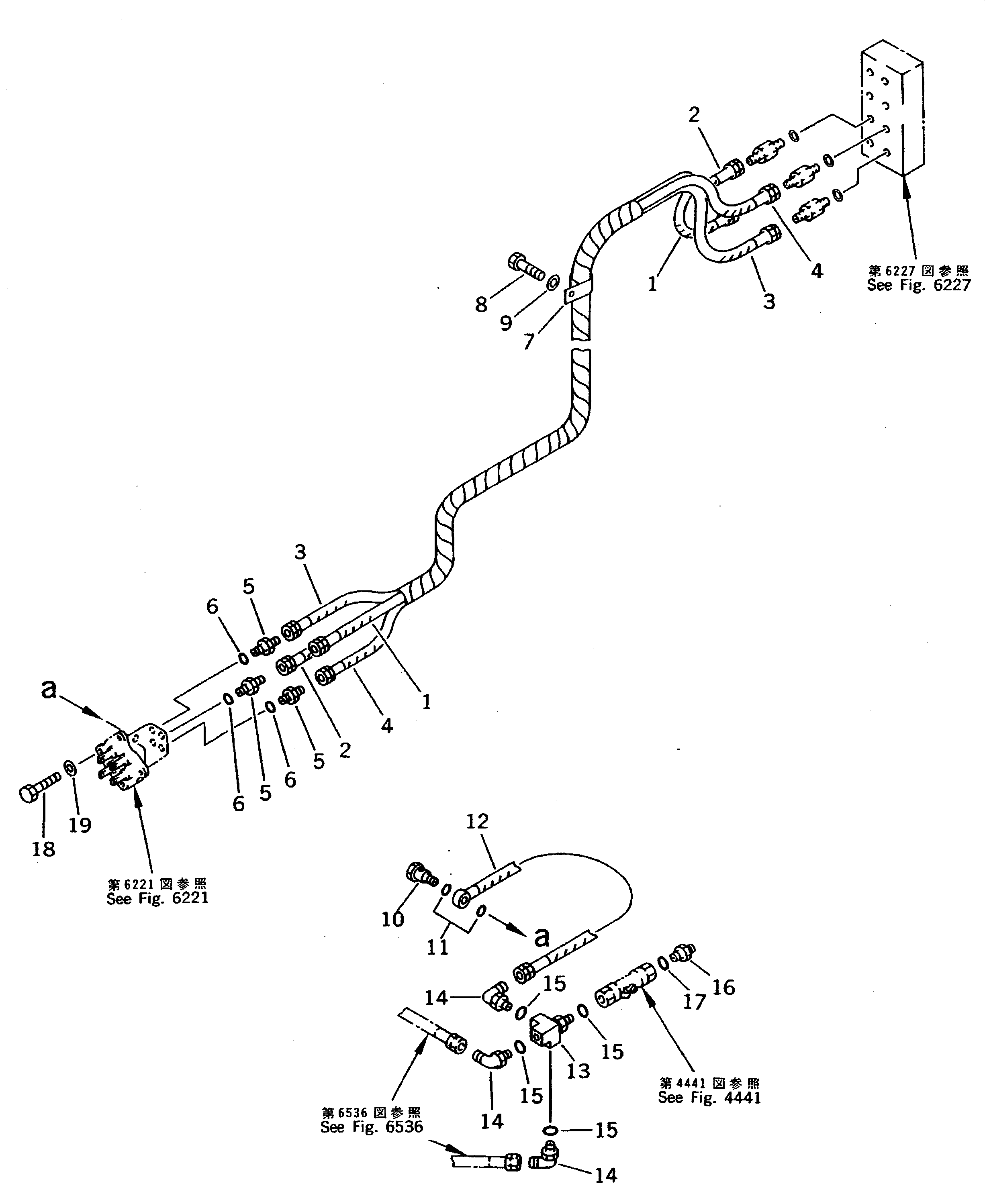 PIPING GROUP (\8\20Y-62-X1601) KOMATSU