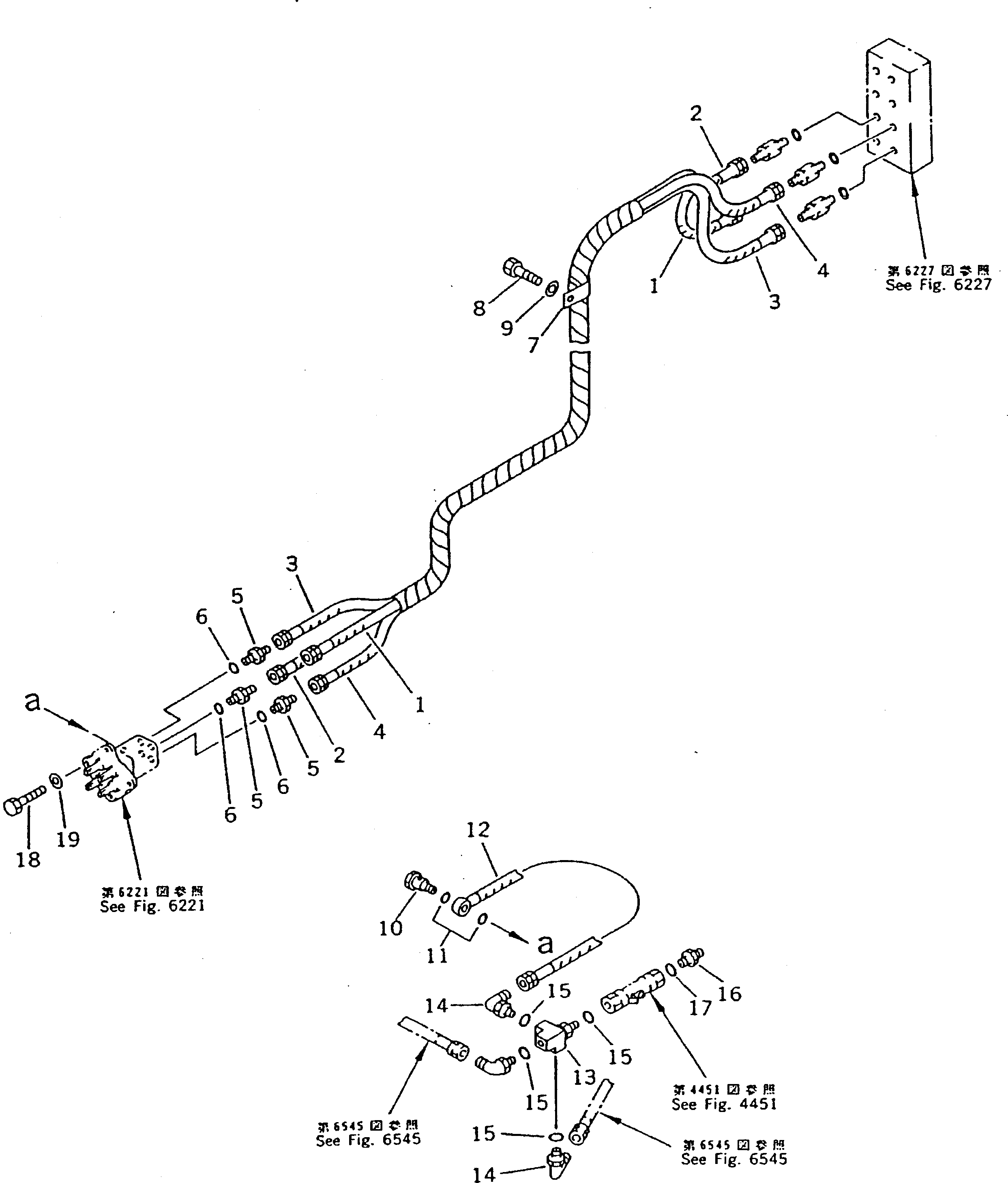 PIPING GROUP (\8\20Y-60-X1501) KOMATSU