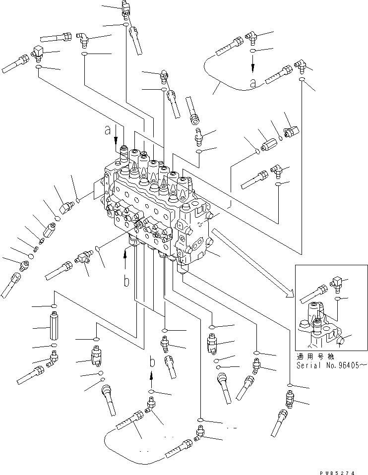 Клапан в сборе (\0\723-46-13402) KOMATSU