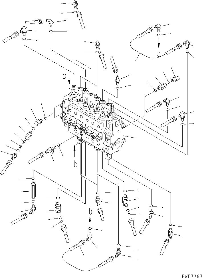 Клапан в сборе (\0\723-46-13403) KOMATSU