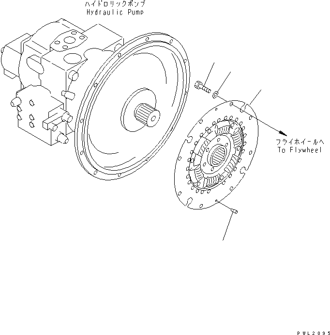 Демпфер 21P-01-K1430 KOMATSU