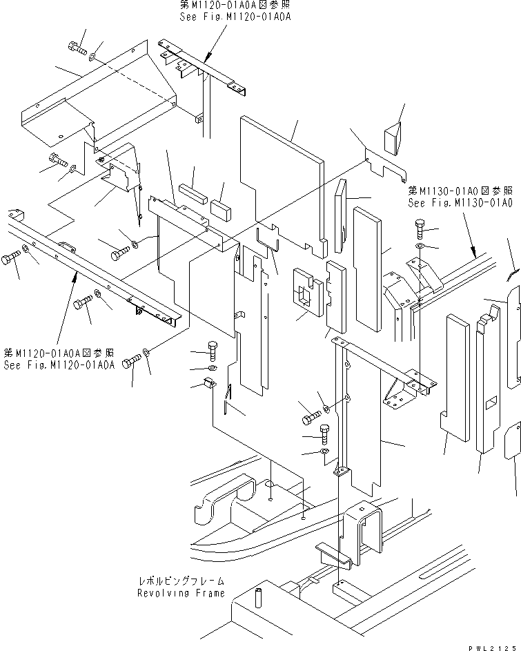 Лист 21P-54-K4183 KOMATSU