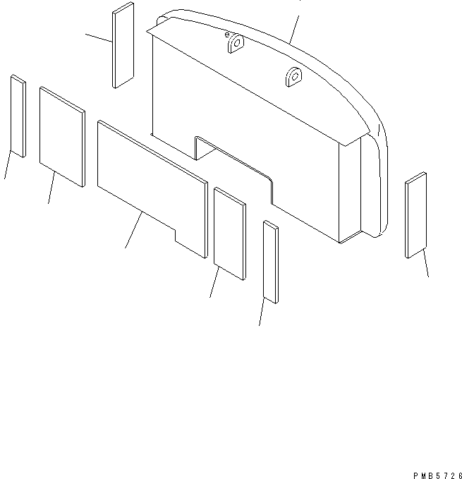 Лист 21P-46-K2340 KOMATSU